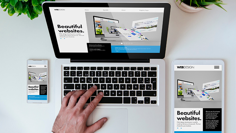 CMSを導入したサイトの写真
