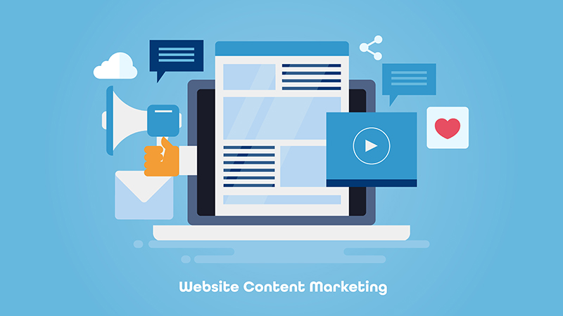 オウンドメディアで発信するコンテンツの種類は目標に合わせて多様にあることを表す画像