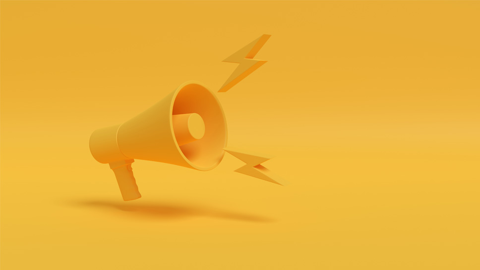 注意喚起するイラスト