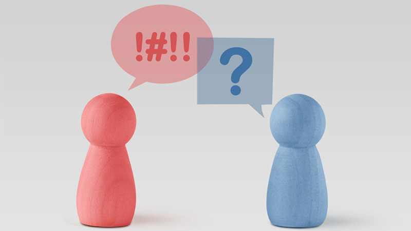 違いを表すイラスト