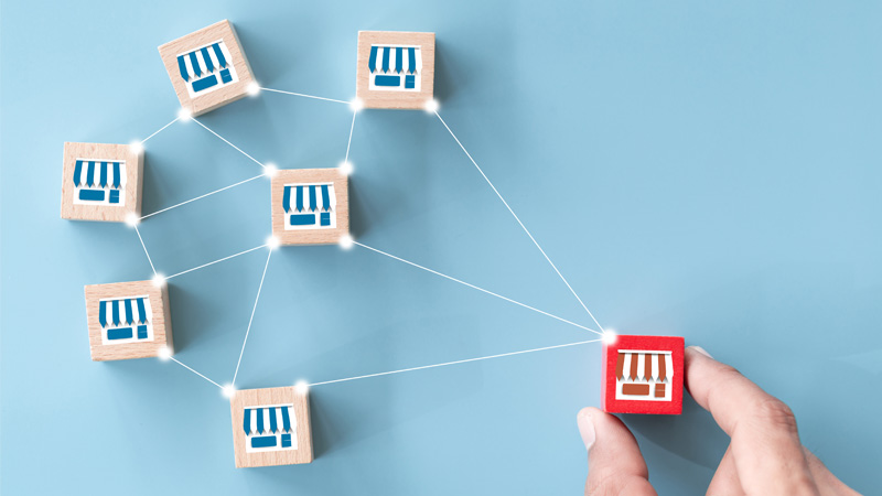 マーケティングを表すイラスト