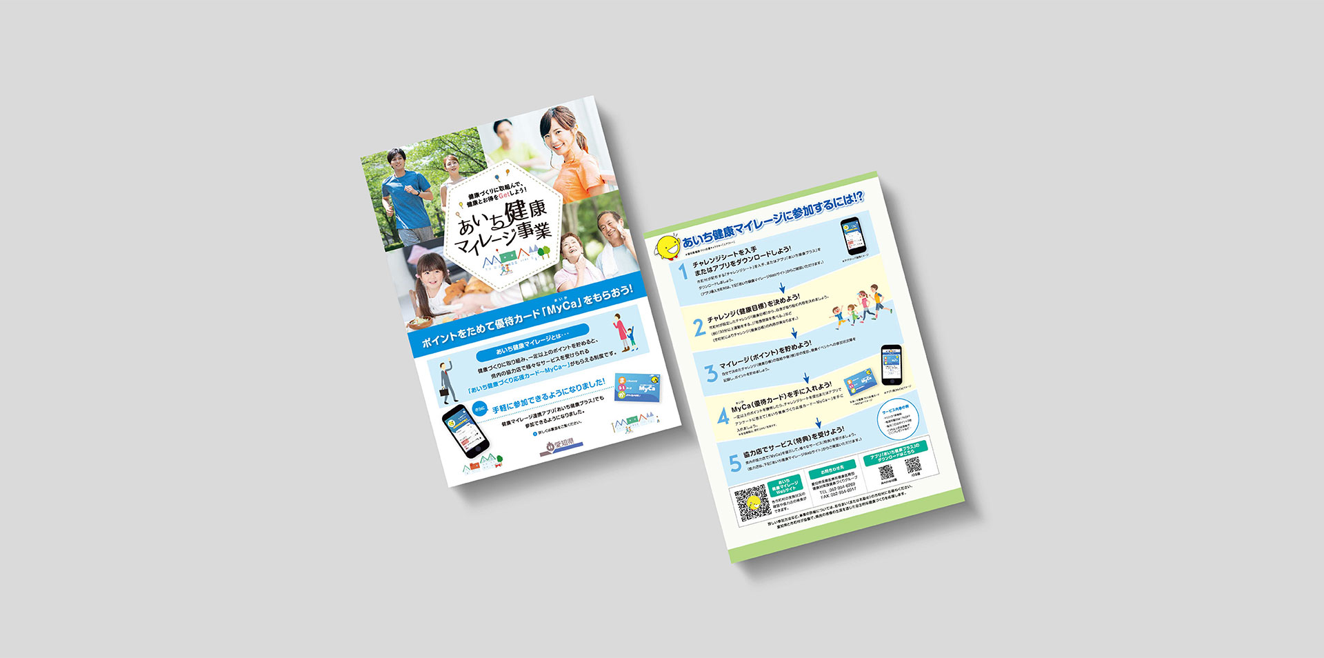 あいち健康マイレージ事業 パンフレット01