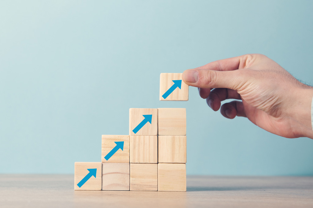 成長しているイメージ画像