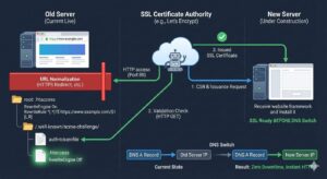 サイト移設についての図解