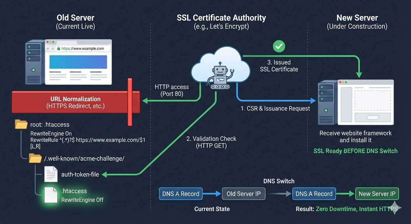 サイト移設についての図解