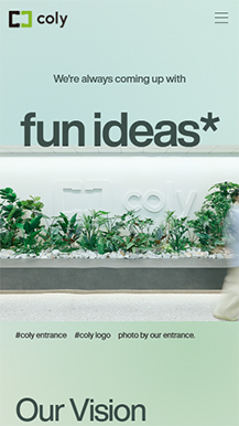 株式会社coly様のサイトの画像5