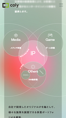 株式会社coly様のサイトの画像6